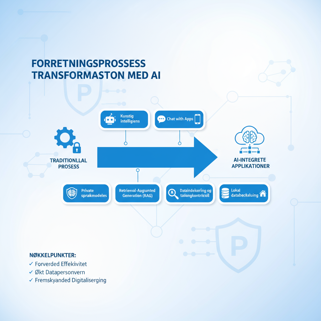 The transformation of business processes through AI tools integrated directly with applications