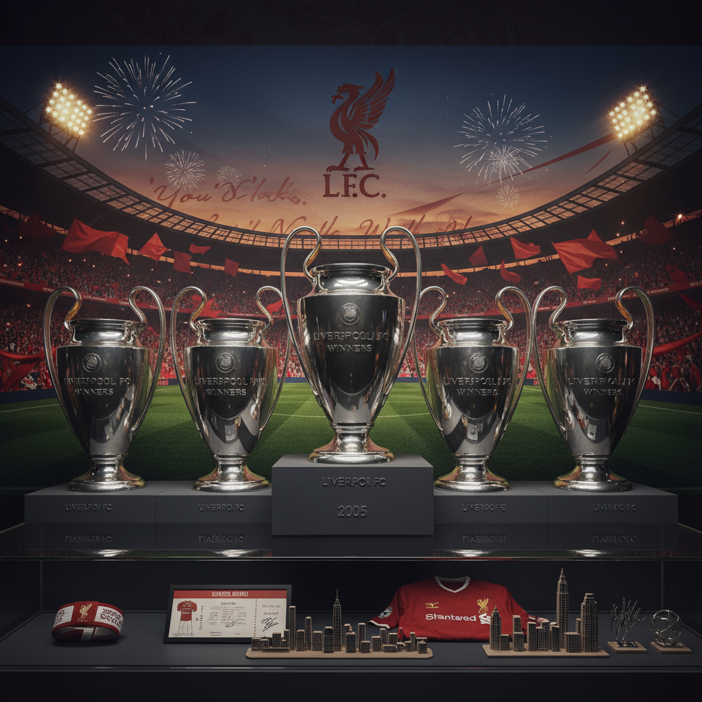 Liverpool FCs historiske skattejakt: Champions League-pokaler og minnene fra 2005