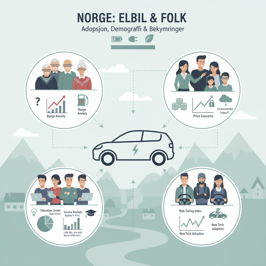 Hvem er mest tilbøyelige til å ikke kjøpe elbil i Norge?