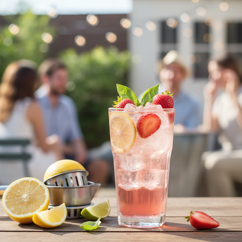 Strawberry Spritz: Den perfekte cocktailen med Pink Gin