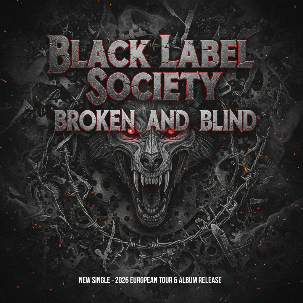 Black Label Society slipper ny singel "Broken And Blind" foran 2026-album