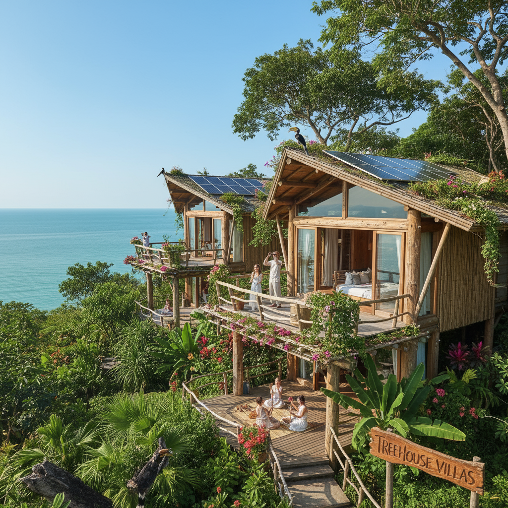 Bærekraftig luksus på TreeHouse Villas Koh Yao Noi i Thailand