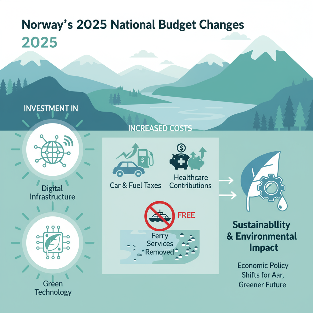 Statsbudsjettet 2025 i Norge: Økonomi, bilkostnader og offentlig tjenesteendring