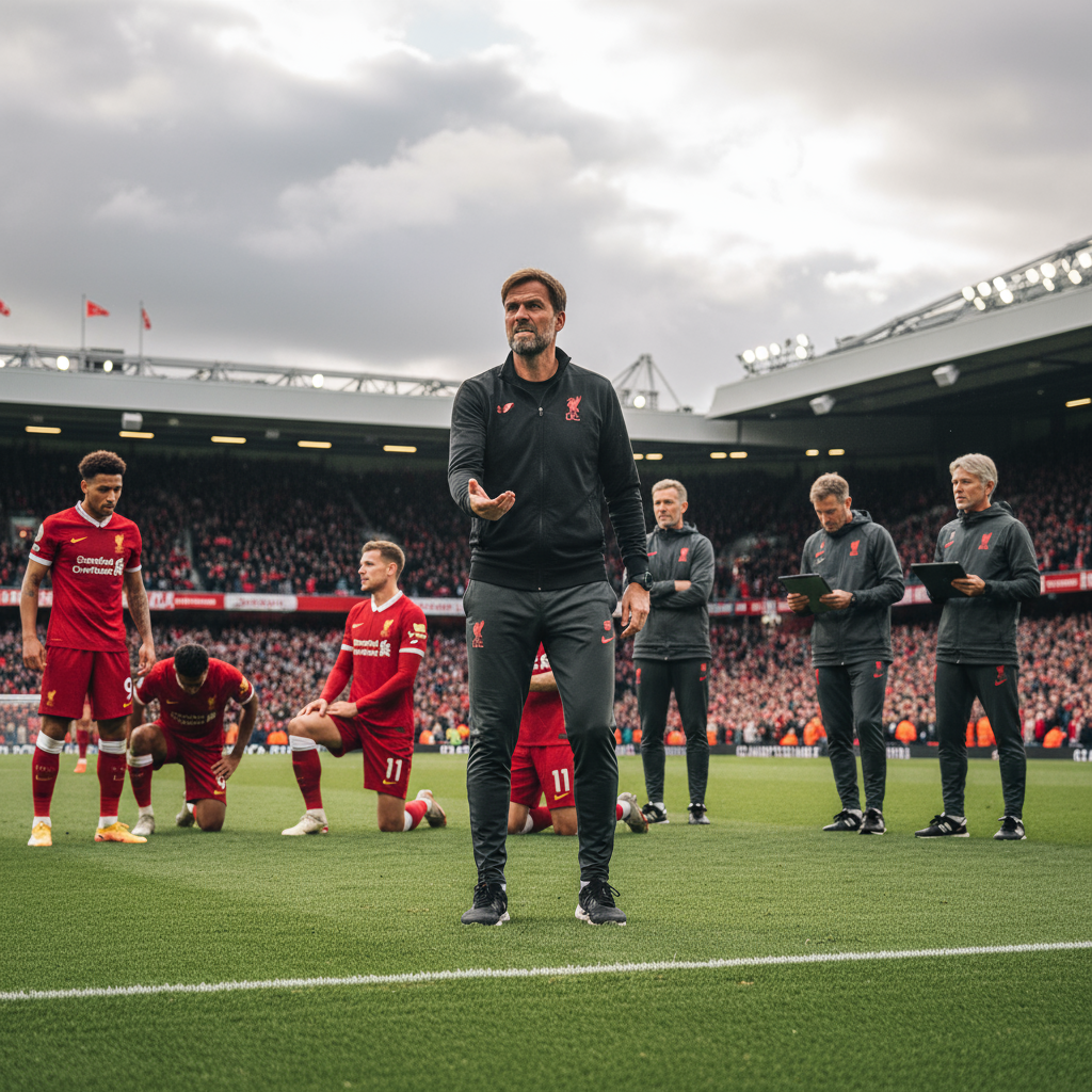Arne Slot og Liverpools utfordringer etter turbulent sesongstart