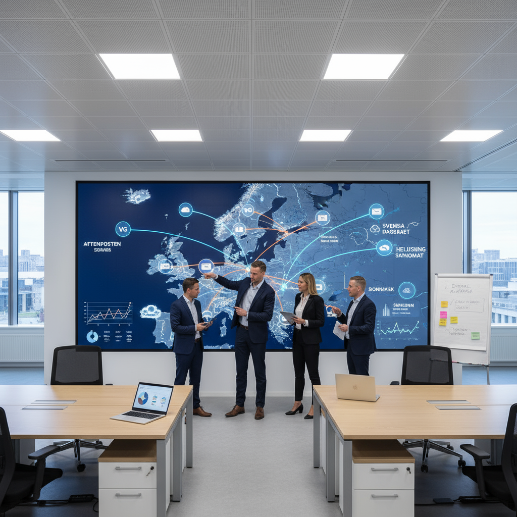 Amedia styrker lokaljournalistikk i Danmark med oppkjøp av Jysk Fynske Medier