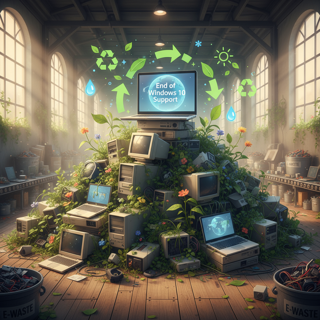 End of Windows 10 Support Sparks Environmental and E-Waste Concerns