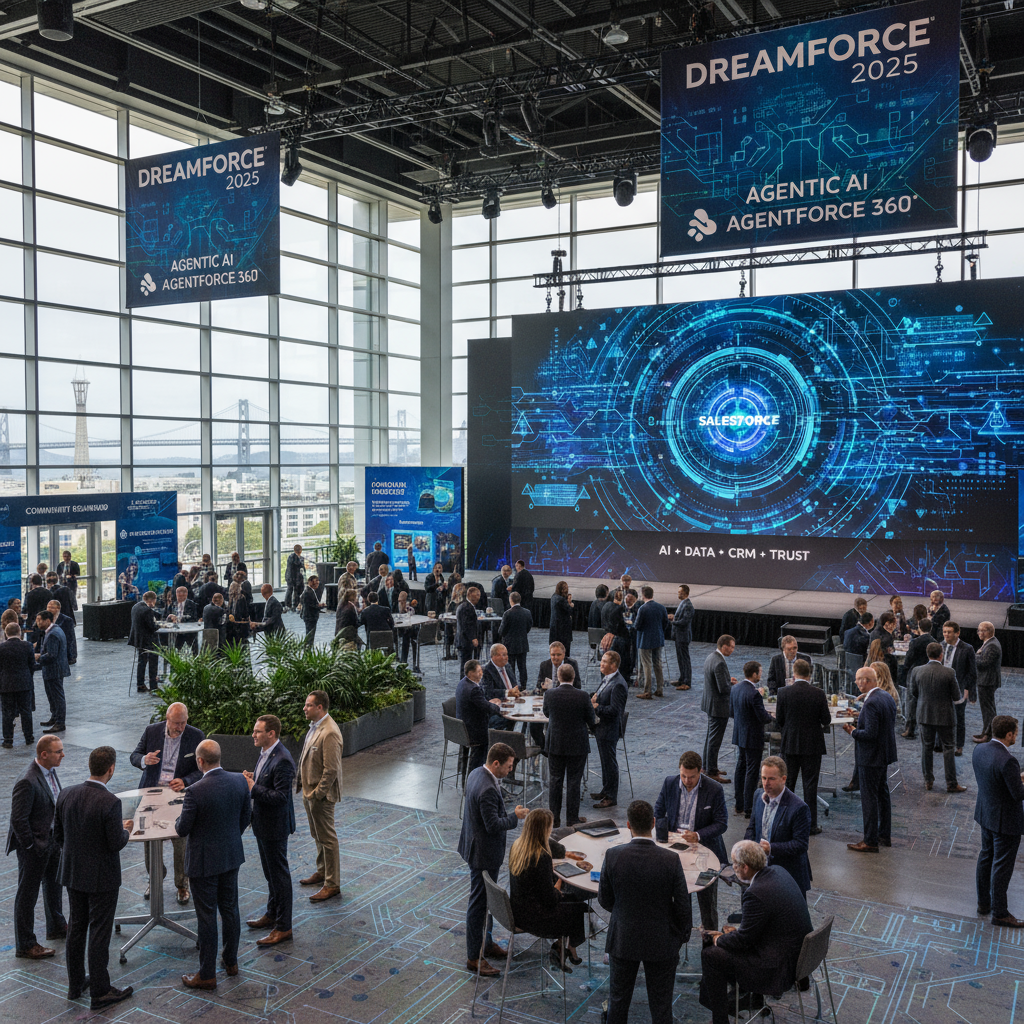 Dreamforce 2025 i San Francisco: Agentic AI og Agentforce 360 med Slack-integrasjon