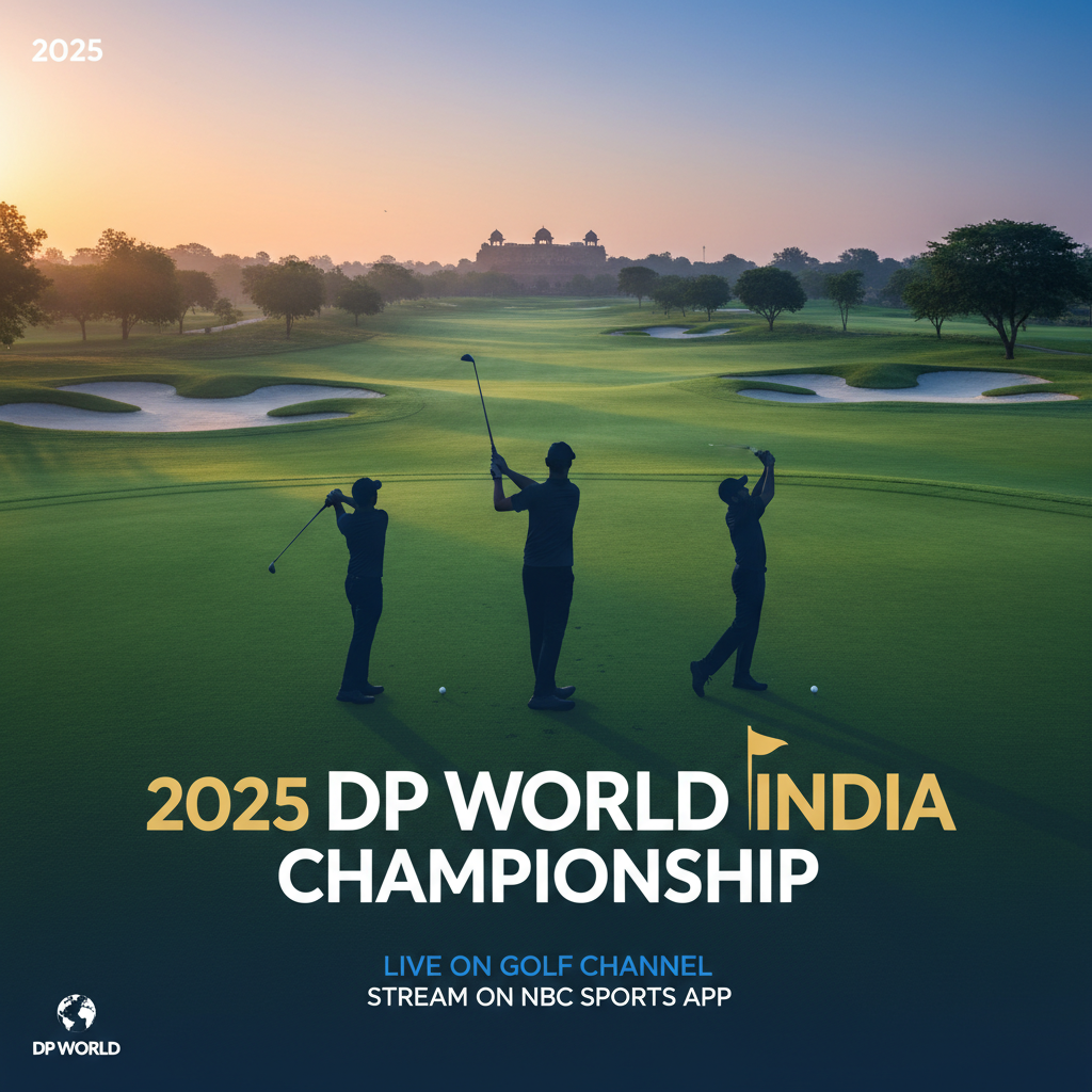 2025 DP World India Championship Live: How to Watch Golf Channel & NBC Sports Coverage