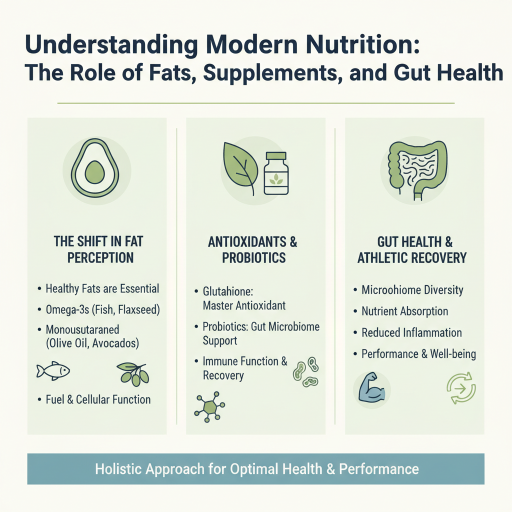 Modern Nutrition Insights: Fats, Supplements, and Gut Health for Optimal Performance