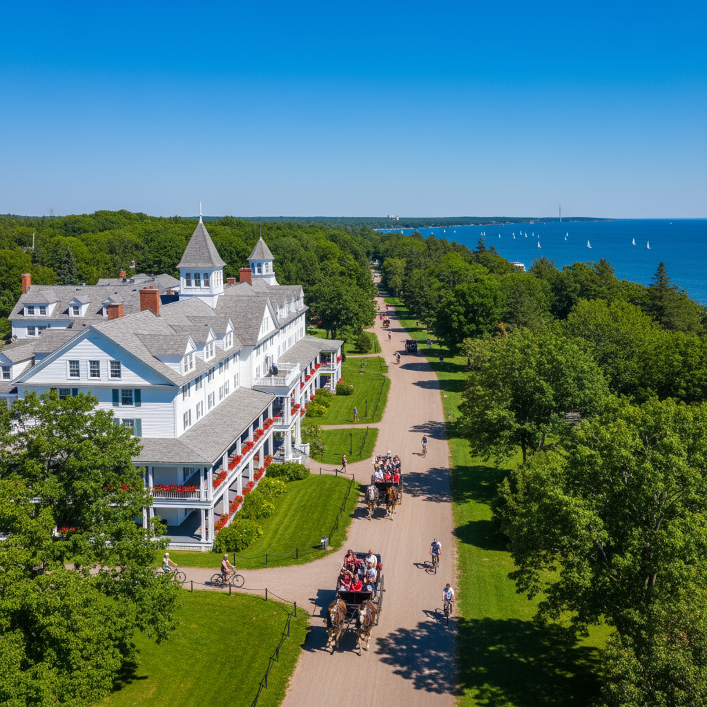 Explore Mackinac Island: Unique Car-Free Summer Destination & Historic Grand Hotel