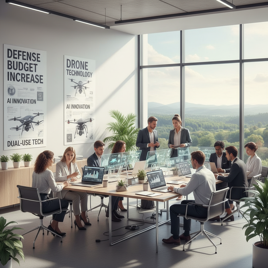 Norges økte forsvarsbudsjett fokuserer på droner, kunstig intelligens og dual-use teknologi