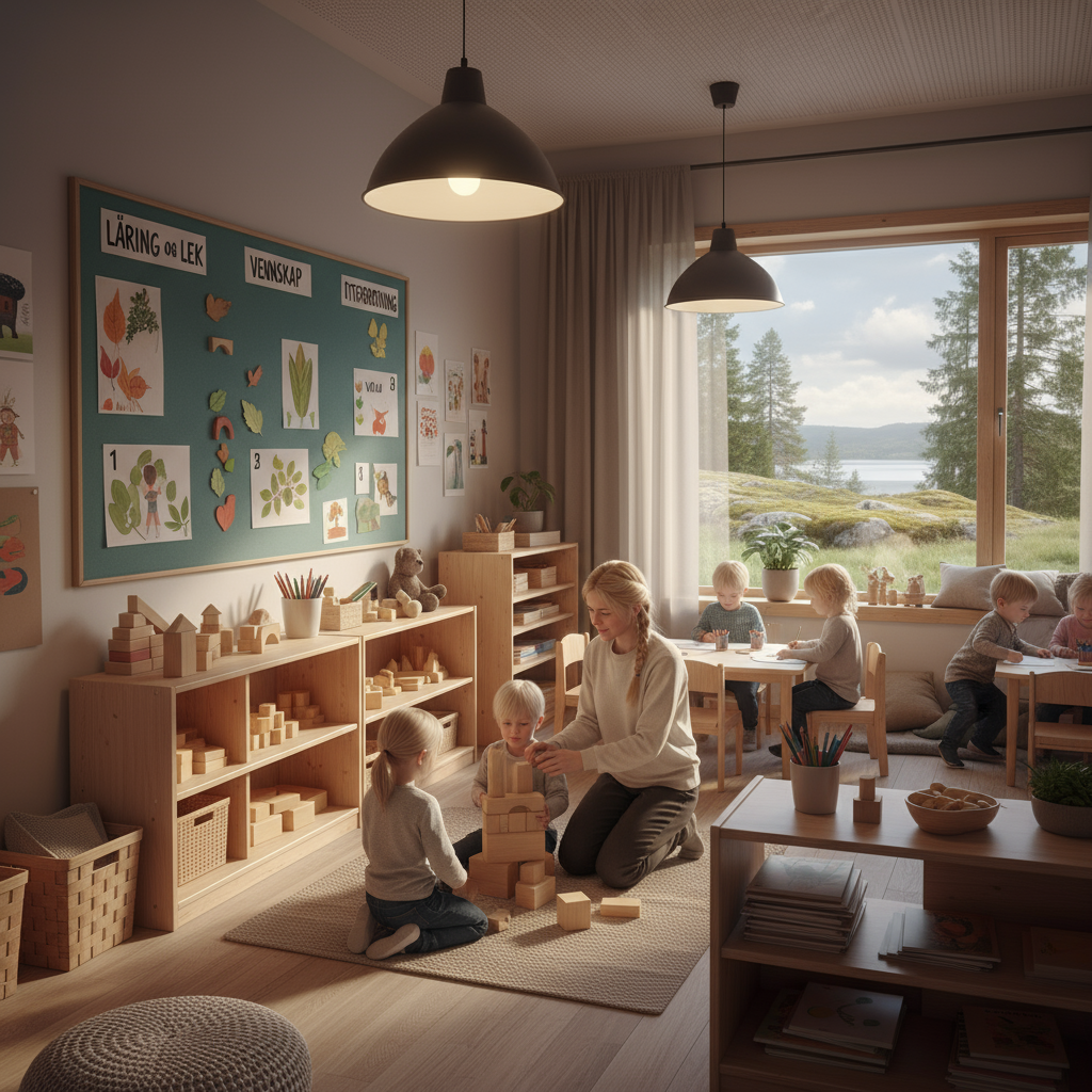 Regjeringens tiltak for å styrke barnehagelærerutdanningen og pedagogtetthet i Norge