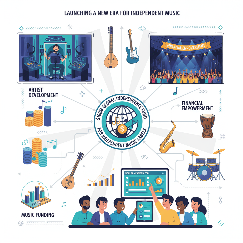 Global Independence Fund Launches $100M Support for Independent Music Labels