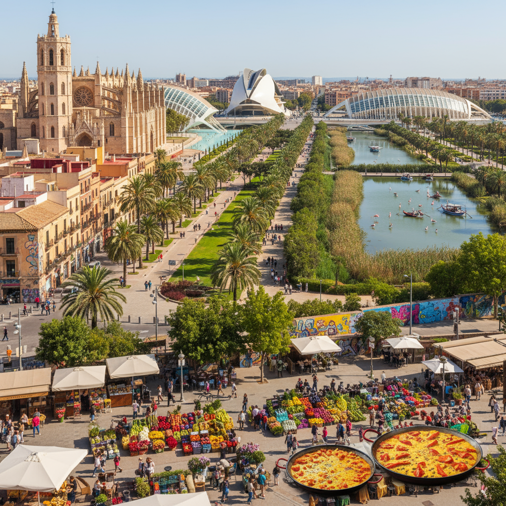Opplev Valencia: Kultur, Mat, Natur og Moderne Attraksjoner i Spania
