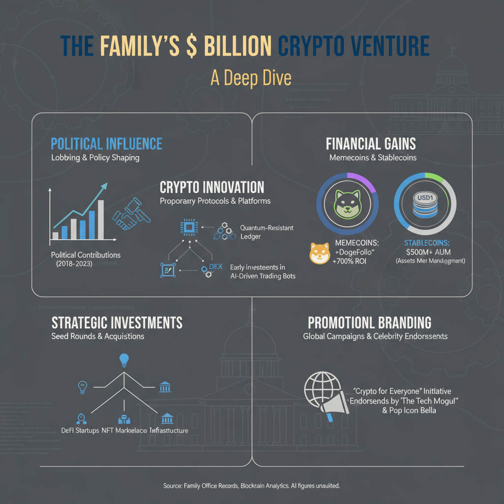 Trump Family's $1 Billion Crypto Venture: Memecoins to Stablecoins