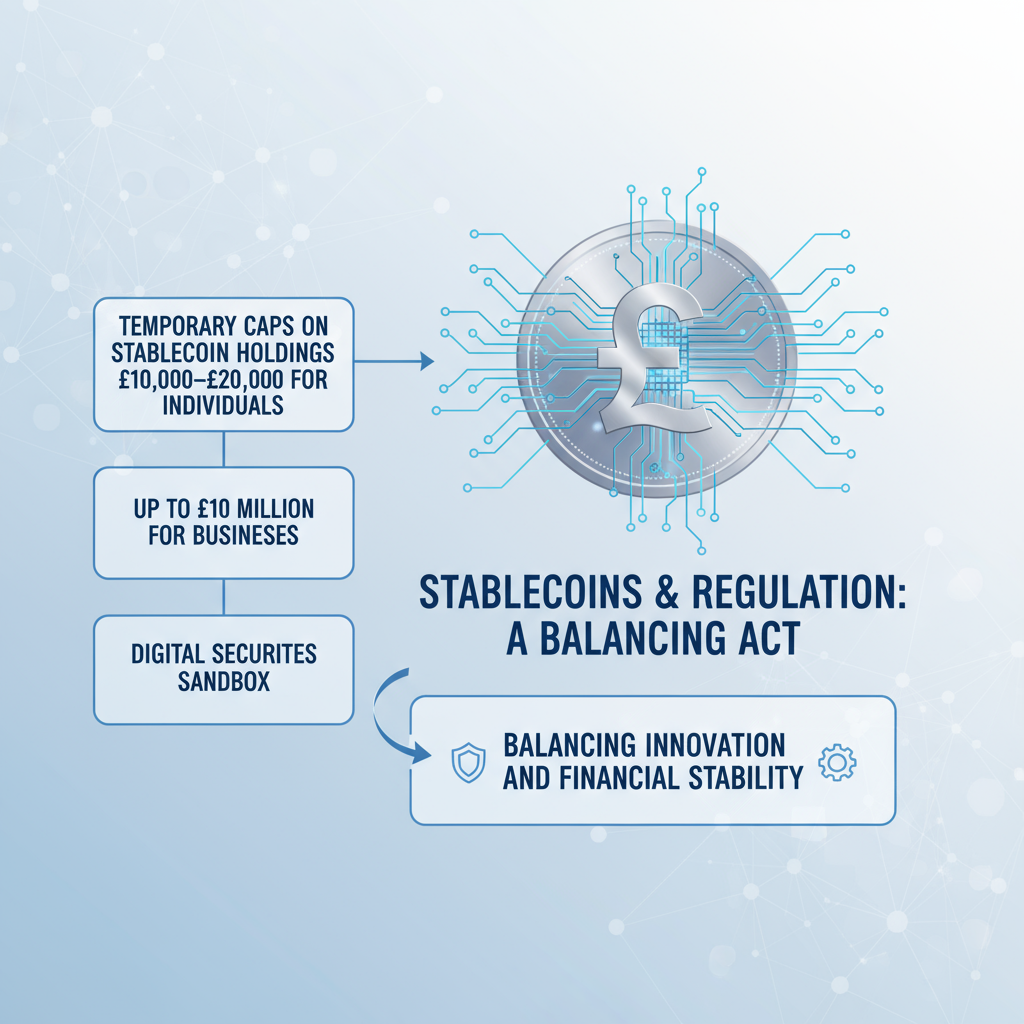 Bank of England Imposes Temporary Caps on Stablecoin Holdings to Safeguard Financial Stability