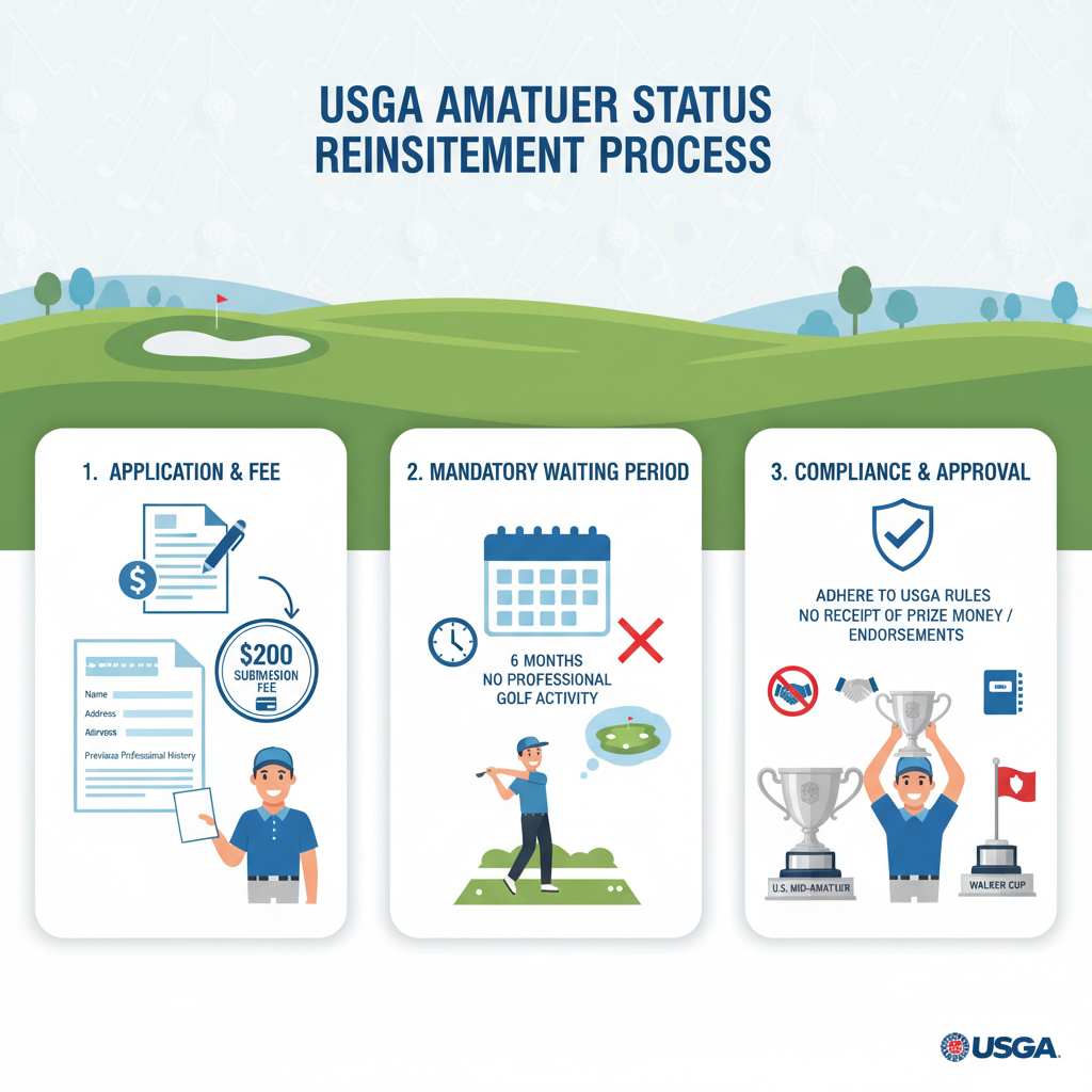 Process for Professional Golfers to Regain USGA Amateur Status Explained