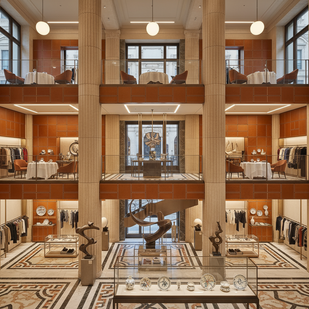Palazzo FENDI Milano: Luxury Retail Meets Milanese-Roman Heritage and Craftsmanship