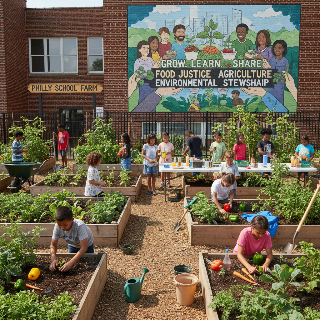 Urban Agriculture Education in Philadelphia Public Schools: Hands-On Farming and Food Justice