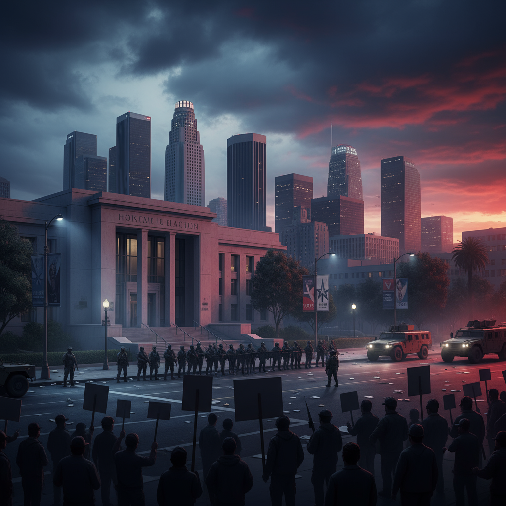 Konflikten mellom Donald Trump og Gavin Newsom i Los Angeles: Politisk og militær maktkamp