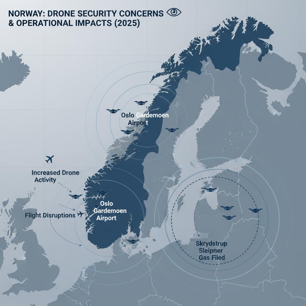 Rising Drone Incidents in Norway 2025 Raise Airport and Security Concerns
