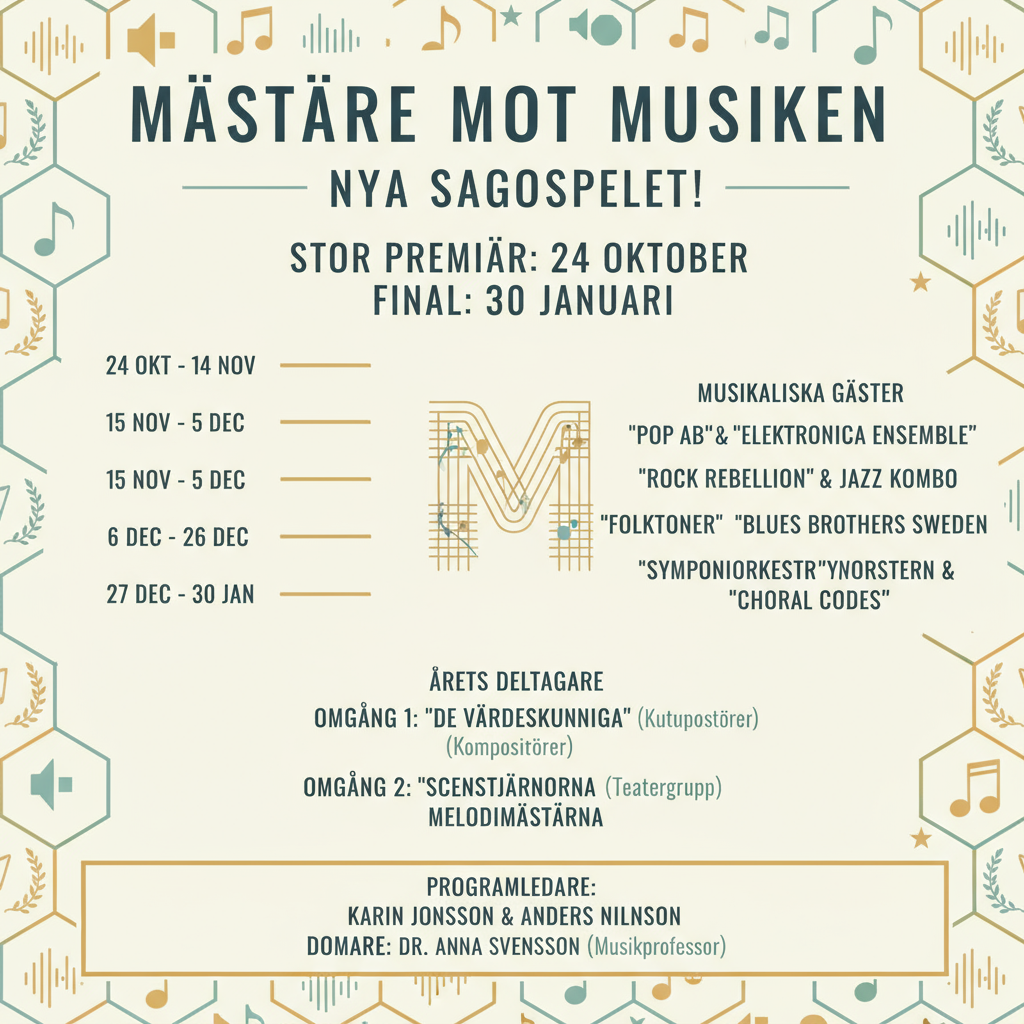 På spåret 2024: Ny säsong med fler lag, husband och gästartister