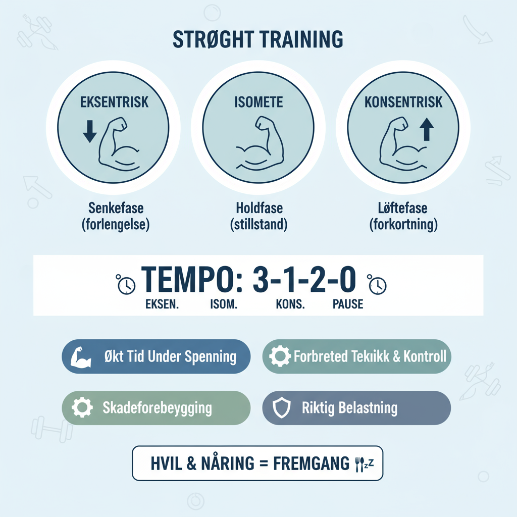 Effektiv tempo-trening i styrketrening: Metoder, fordeler og praktiske tips