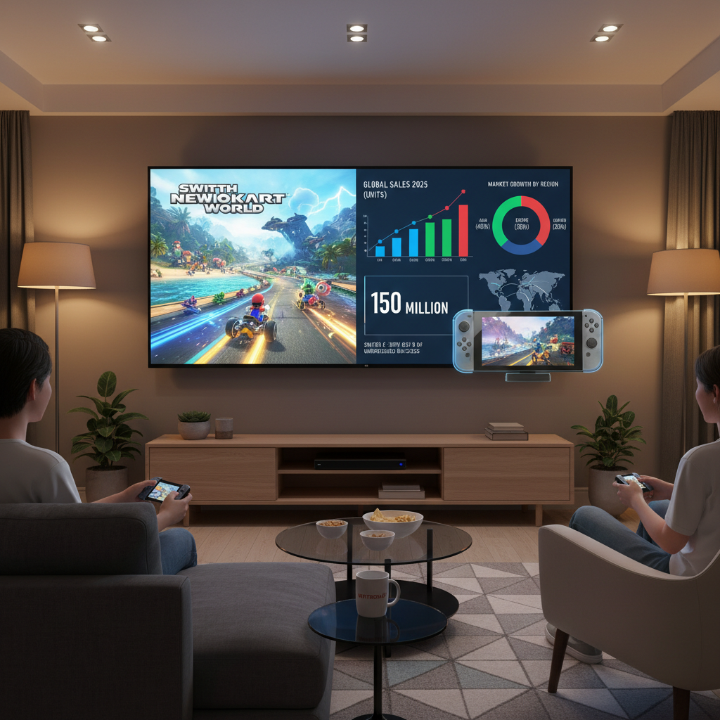 Nintendo Switch 2 Setter Salgsrekorder med Over 3,5 Millioner Solgte Enheter i 2025