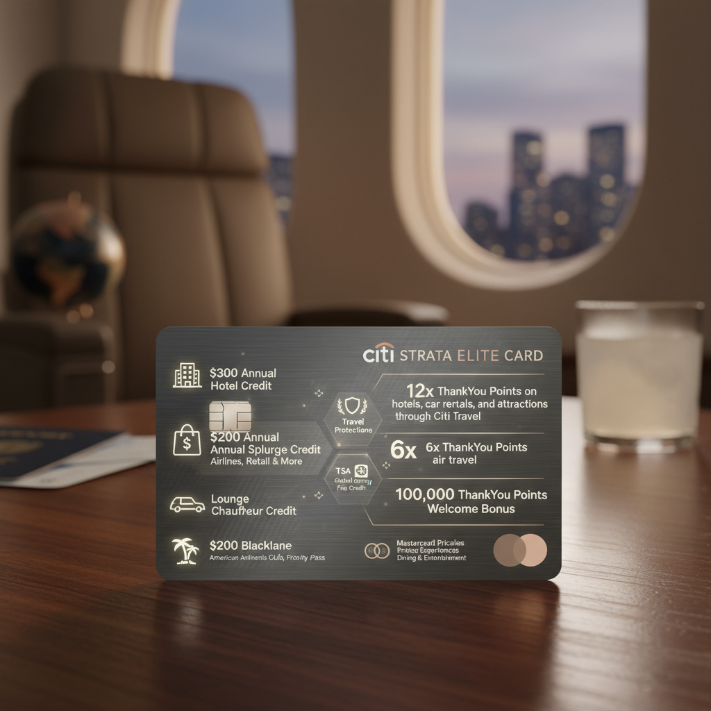 Maximizing Citi Strata Elite Card Travel Credits and Rewards Guide