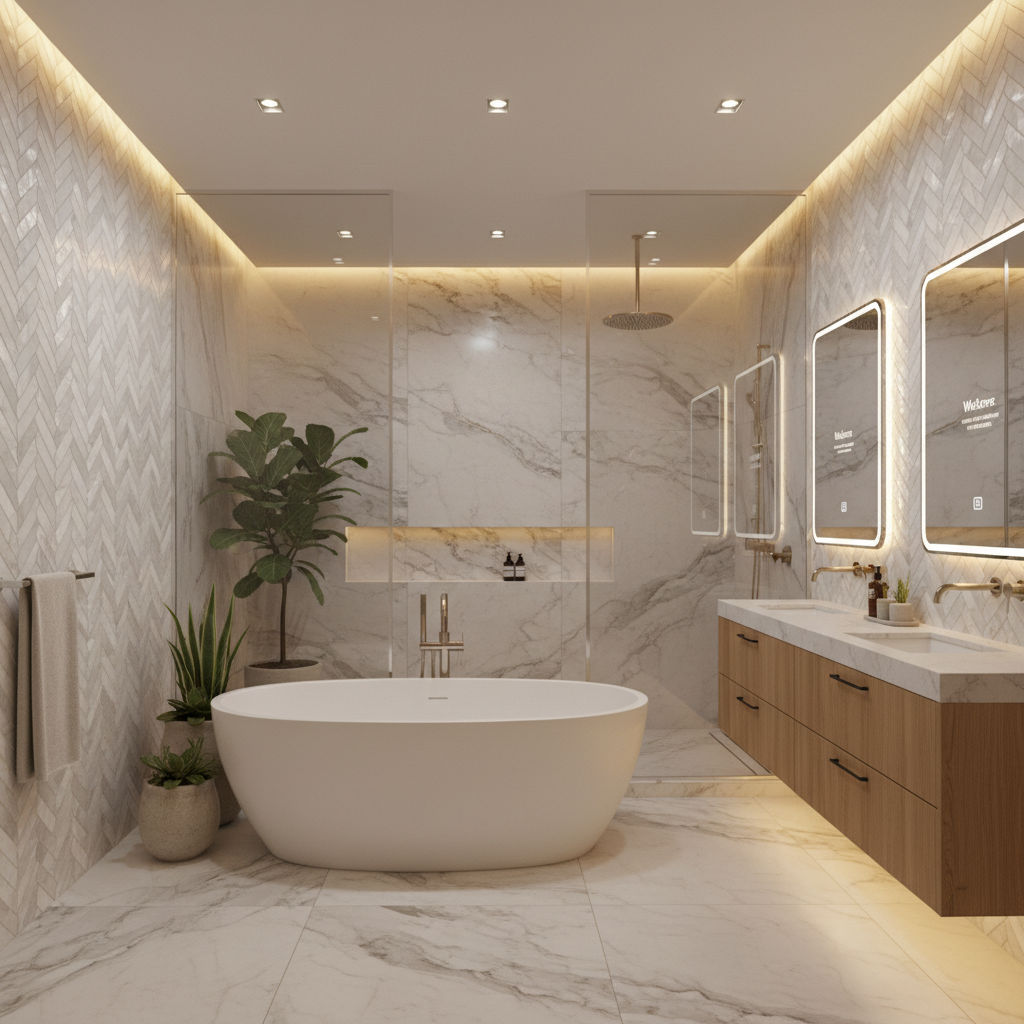 Luxury Spa-Like Bathroom Design: Key Elements and Strategies