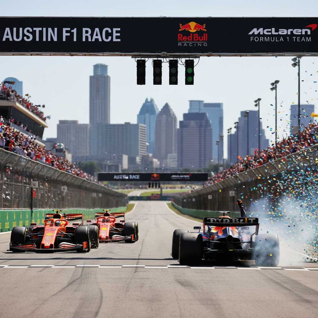 Max Verstappen vinner F1 i Austin - Red Bull får böter efter regelbrott