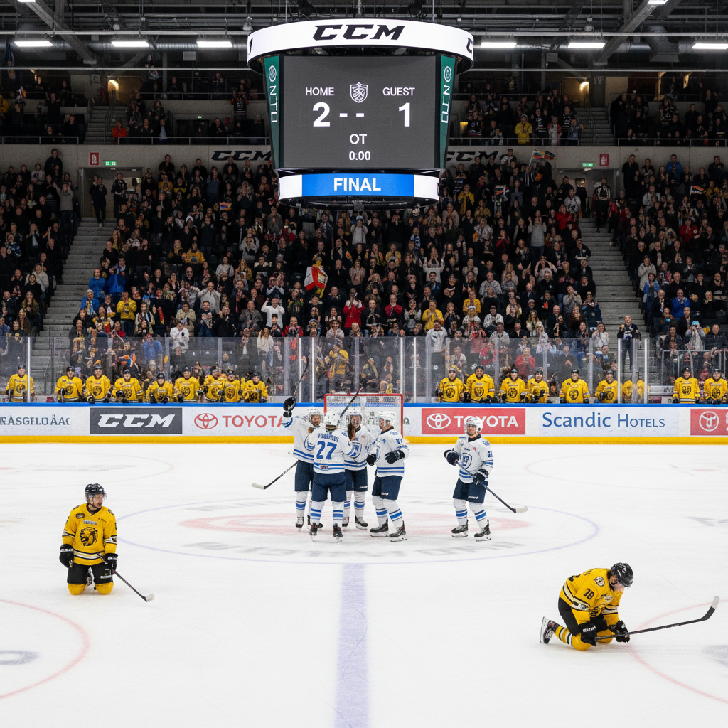Linköping vann med 2–1 efter förlängning mot Skellefteå AIK i SDHL