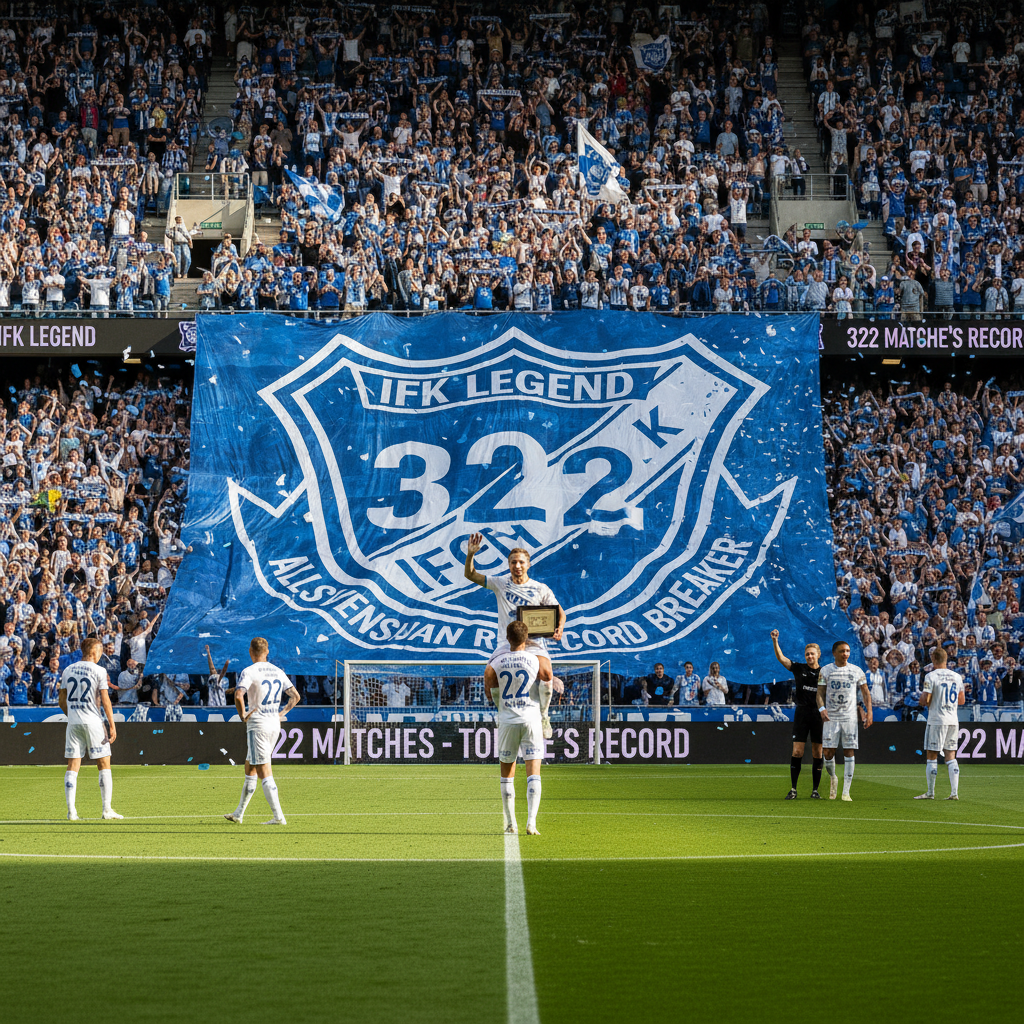 Christoffer Nyman sätter rekord som IFK Norrköpings mesta allsvenska spelare