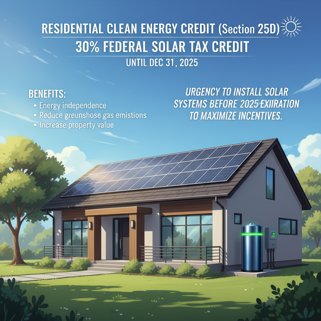 Residential Clean Energy Credit Expiration 2025: Solar Adoption Impact