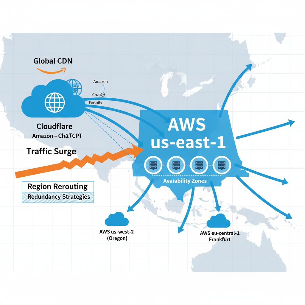 Årsaker og konsekvenser av AWS us-east-1 nedetid i oktober 2025