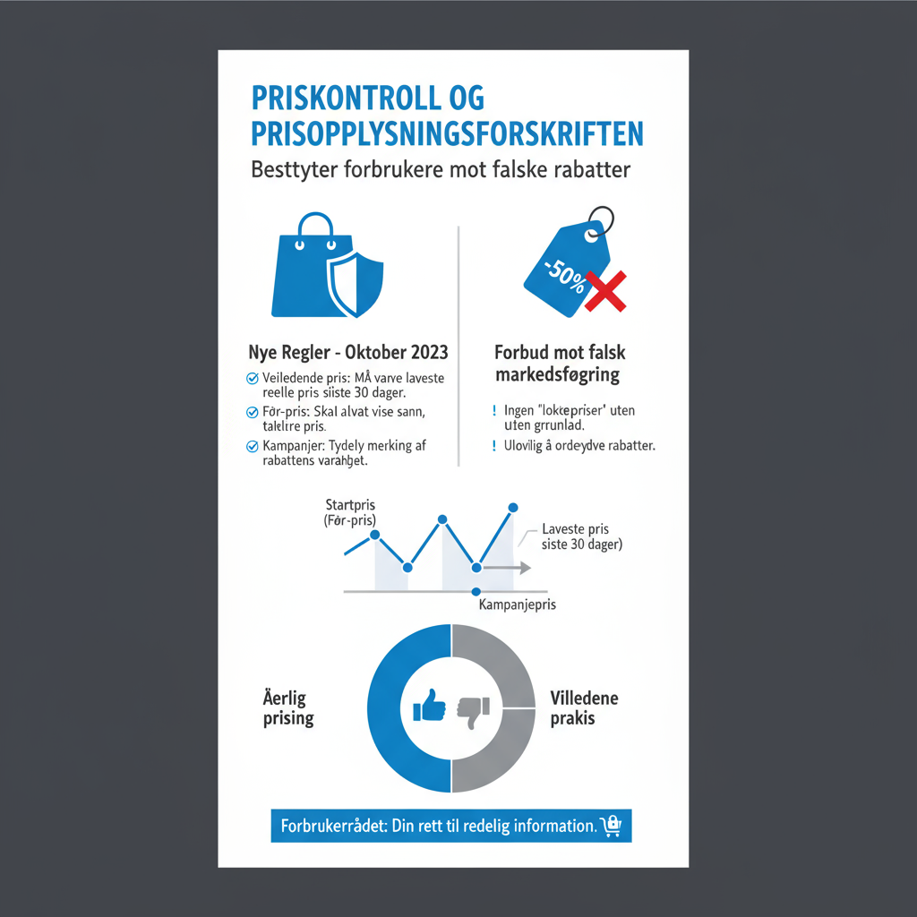 Priskontroll og prisopplysningsforskriften: Slik unngår du falske rabatter