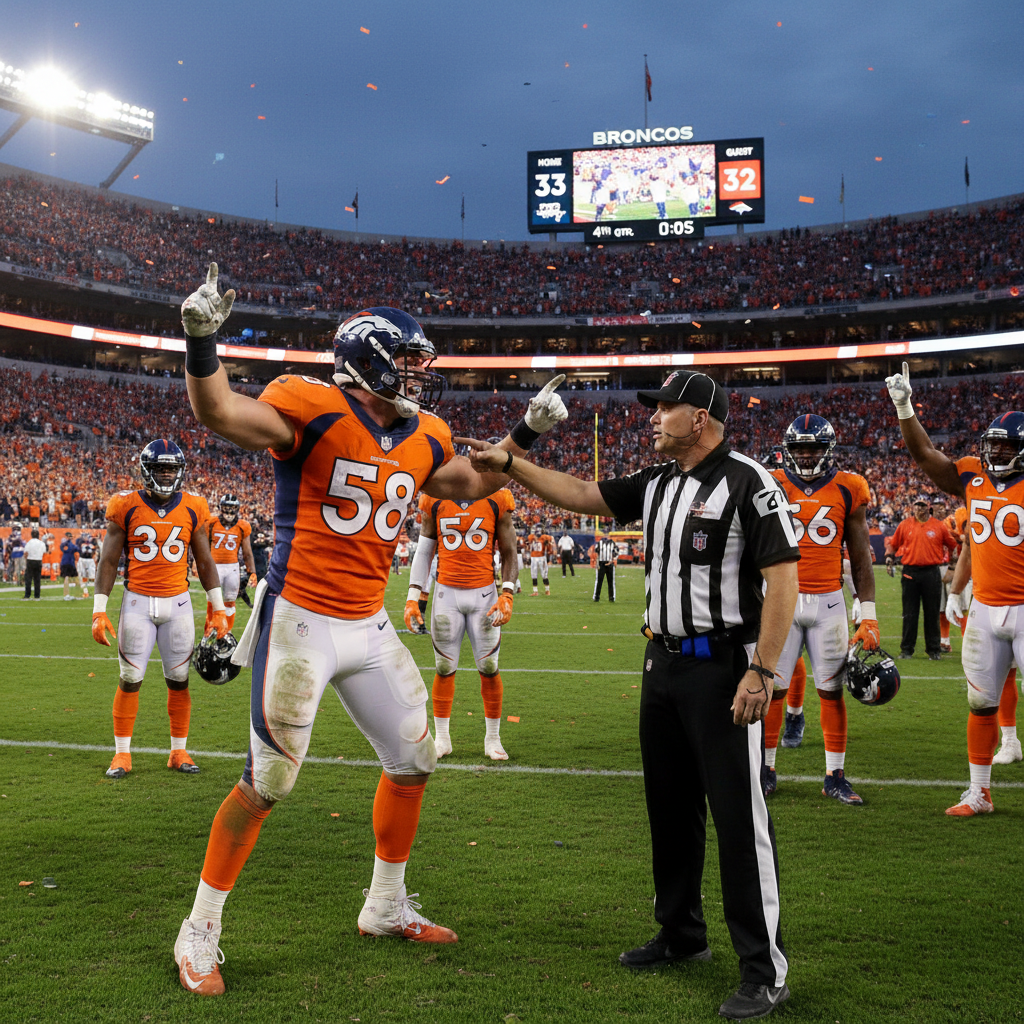 Denver Broncos' Dre Greenlaw Suspended One Game for Verbal Threat to Referee