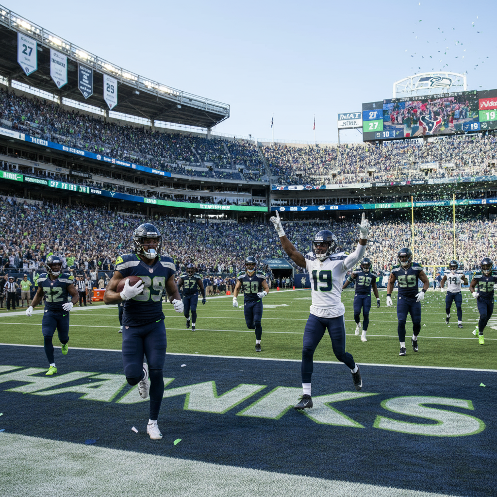 Zach Charbonnet’s Fifth TD and Smith-Njigba’s Big Game Power Seahawks Past Texans 27-19