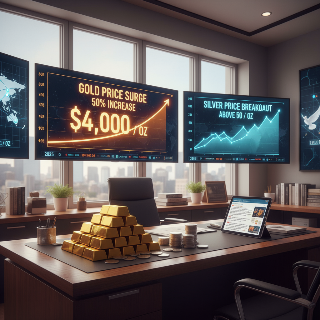 Record Gold and Silver Prices Surge in 2025 Precious Metals Rally