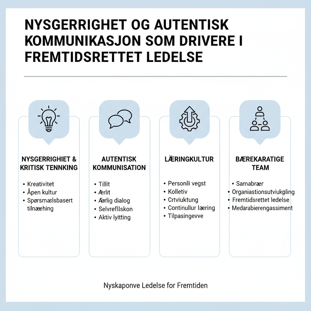 Nysgjerrighet og autentisk kommunikasjon i fremtidsrettet ledelse og læringskultur