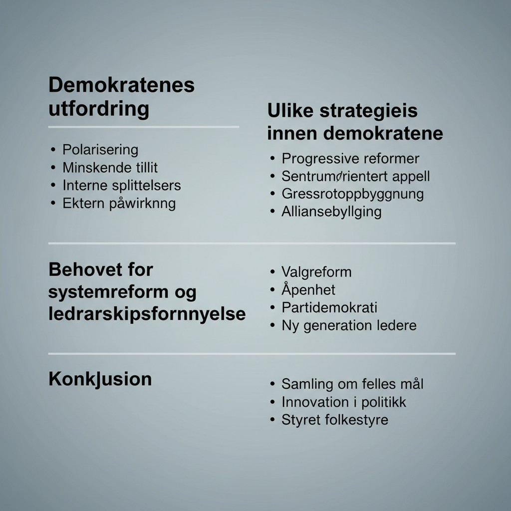 Demokratenes utfordring: Balanse mellom pragmatisme og motstand mot Project 2025