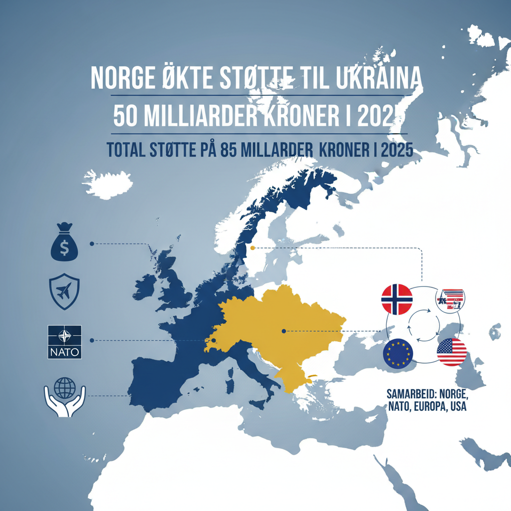 Norges økte økonomiske og militære støtte til Ukraina styrker regional sikkerhet