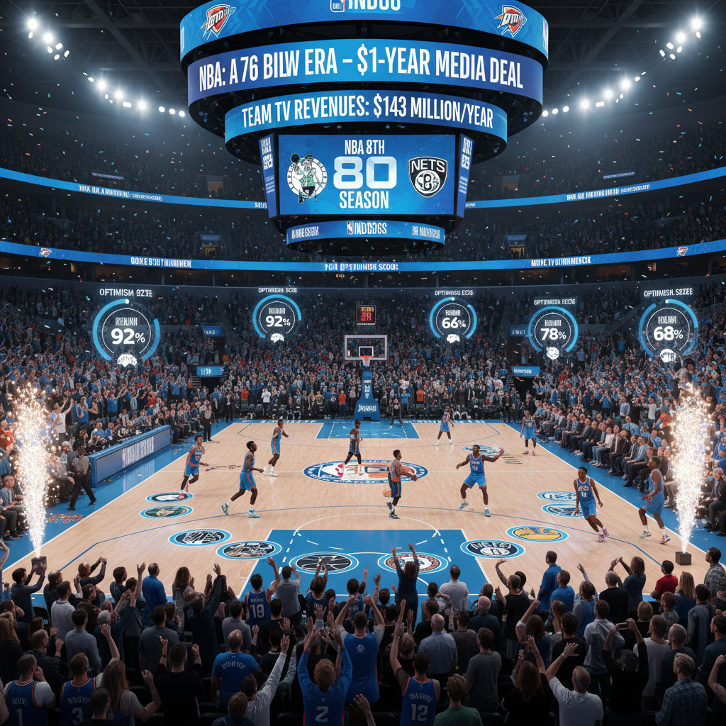 NBA 2025-26 Season: $76 Billion Media Deal, Franchise Growth & Rising Stars