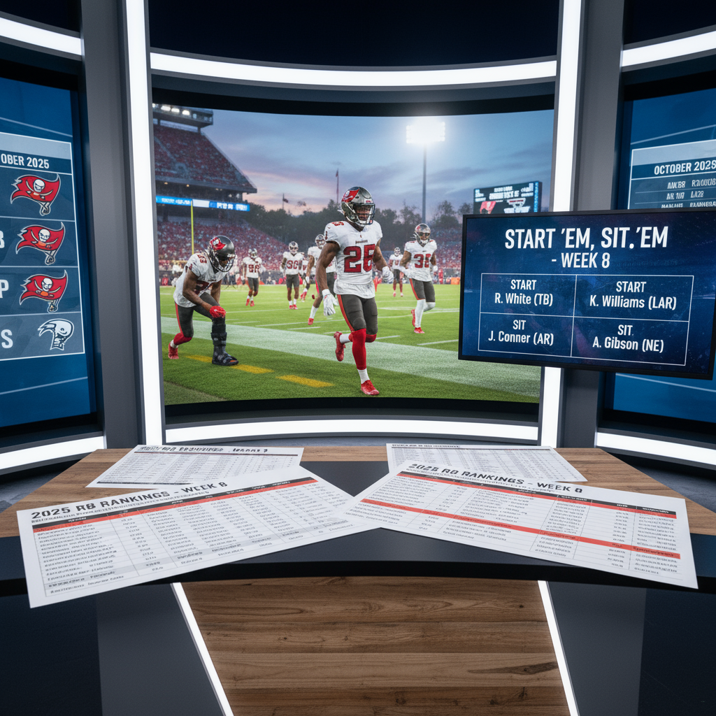 Fantasy Football Week 8 RB Rankings and Bucky Irving Injury Update