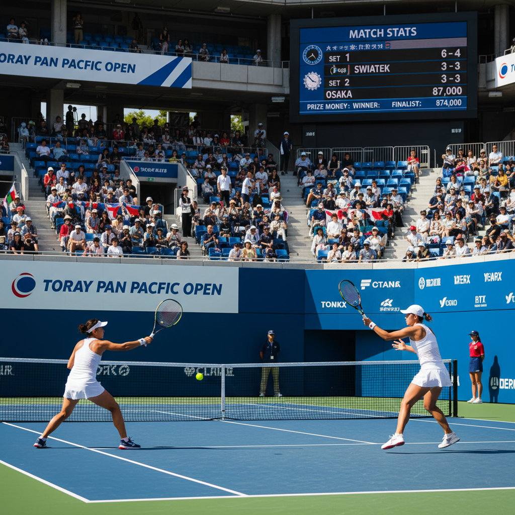 2025 Toray Pan Pacific Open Tennis Analysis: Key Matches, Sofia Kenin’s Ace Vulnerability & Prize Money