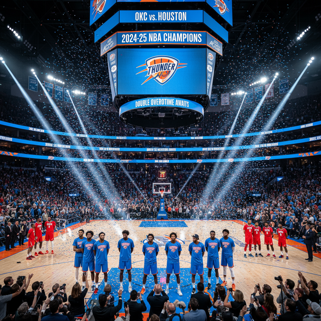Shai Gilgeous-Alexander Leads Thunder to Double Overtime Win in NBA Title Defense Opener