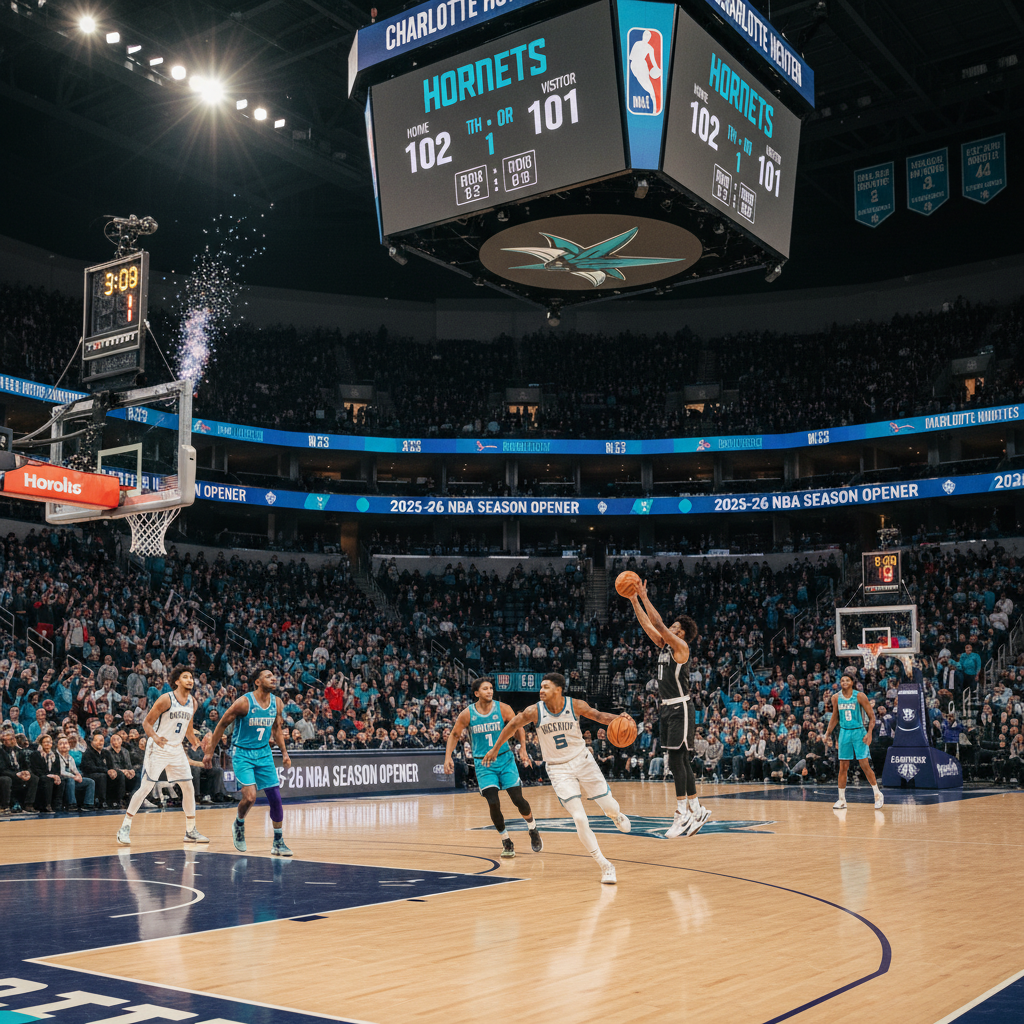 2025-26 NBA Season Opener: Charlotte Hornets Host Brooklyn Nets with Youthful Rosters