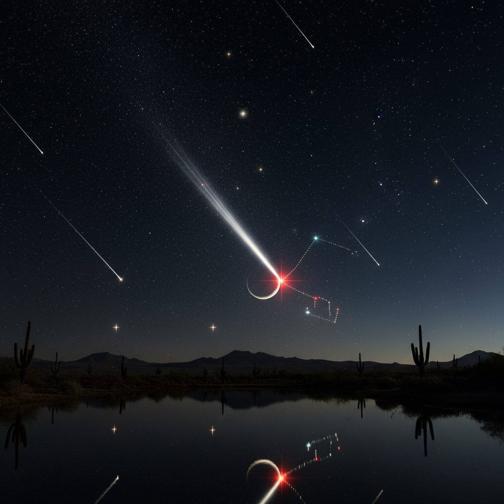 New Moon Oct 21, 2025: Orionid Meteor Shower Peak & Antares Occultation