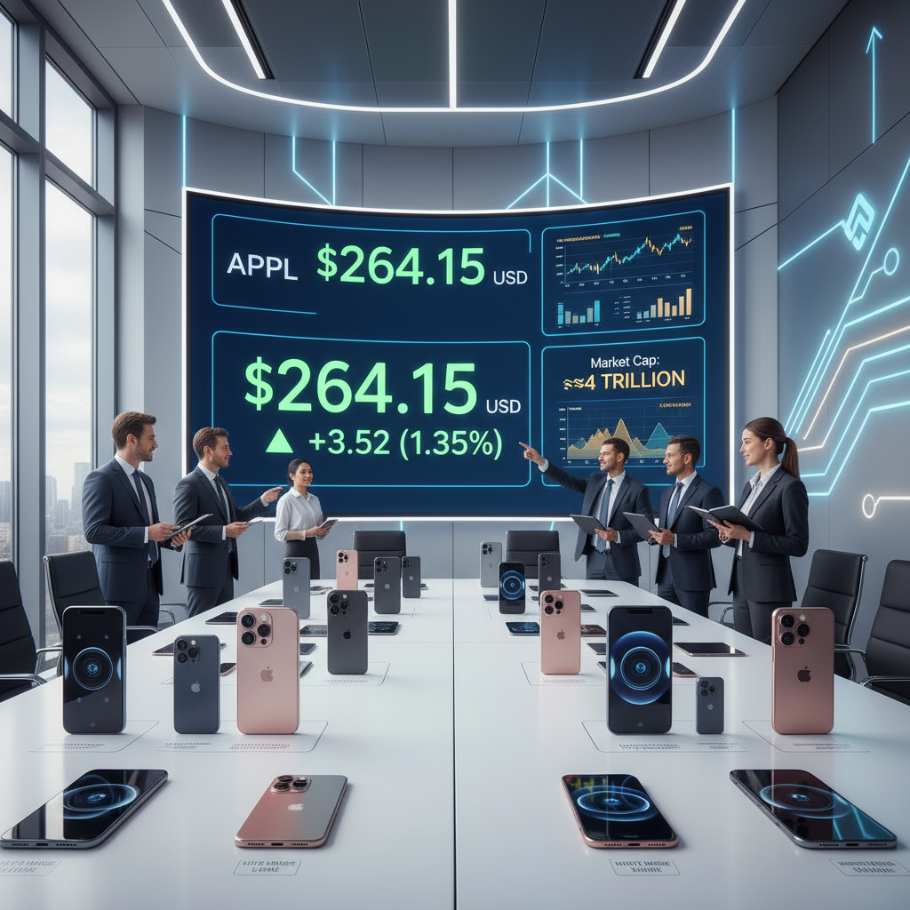 Apple's Market Cap Nears $4 Trillion on Strong iPhone 17 Sales and Stock Rally