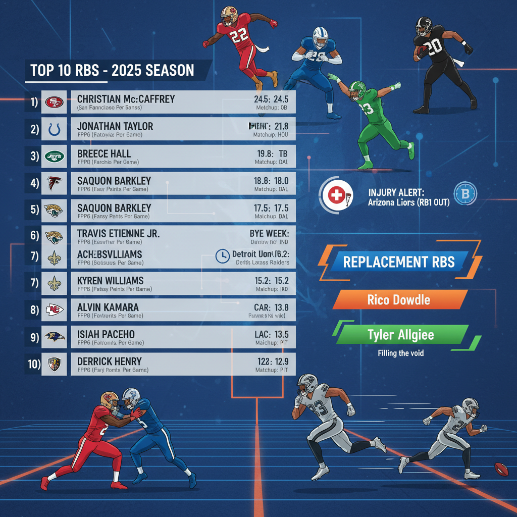 2025 NFL Fantasy Football: Running Backs Remain Key Despite Pass-Heavy Shift